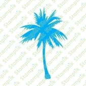 Transparentní razítko palma