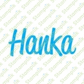 Transparentní razítko Hanka